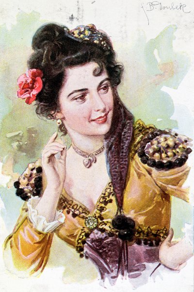 Zerline från operan Don Giovanni av Wolfgang Amadeus Mozart (1756-91), ca 1900 av German School