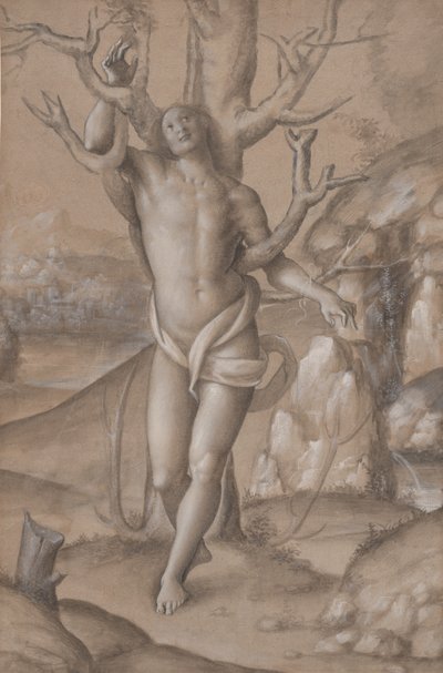 Saint Sebastian, ca. 1524. av Gerolamo Giovenone