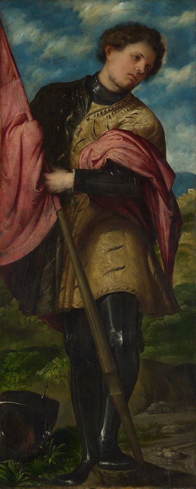 Sankt Alexander, ca 1524 av Gerolamo Romanino