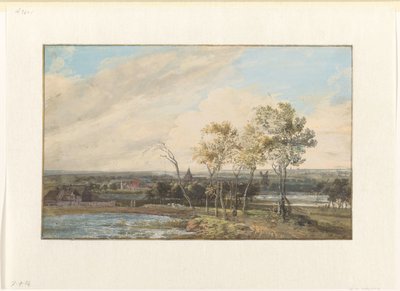 Flodlandskap av Gerrit Battem
