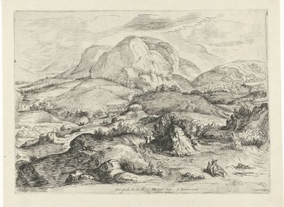Bergslandskap Landskap (serietitel) av Gerrit Gauw