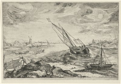 Flod vy Landskap (serietitel) av Gerrit Gauw