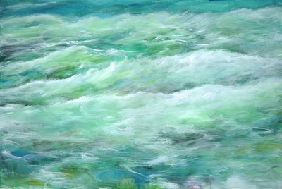 Quiet Seas, 2013 (akryl på duk) av Gerrit Greve