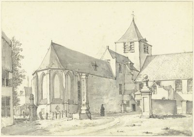 Kyrkan i Laeken nära Bryssel av Gerrit Lamberts