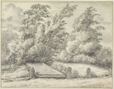 Grav av Johannes Jelgerhuis Rienksz. av Gerrit Lamberts