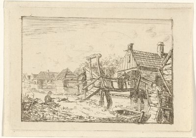 Träbro av Gerrit Lamberts