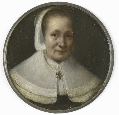 Porträtt av en femtioårig kvinna av Gerrit Lundens