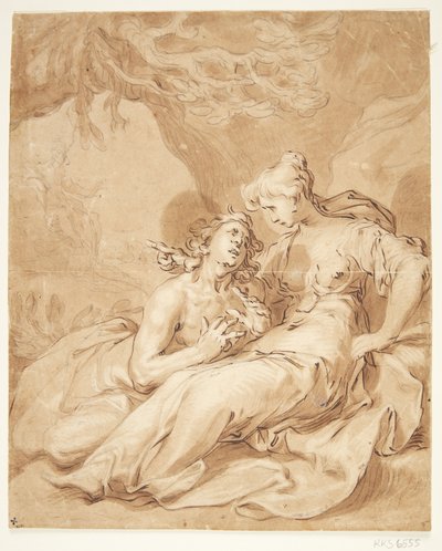 Älskande par av Gerrit Pietersz