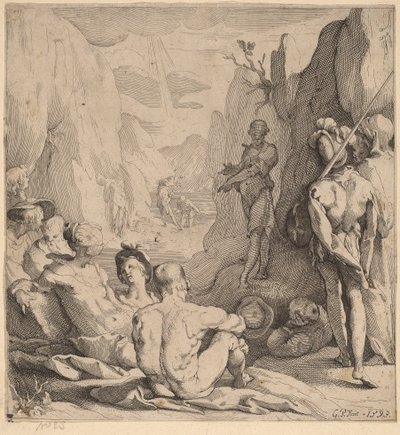 Johannes döparen, predikan av Gerrit Pietersz Sweelinck