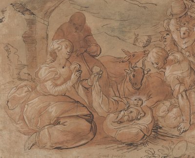 Herdarnas tillbedjan, 1599. av Gerrit Pietersz Sweelink