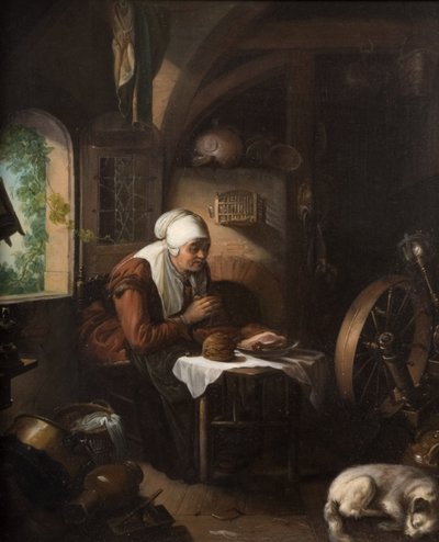 Nåd före kött av Gerrit Dou