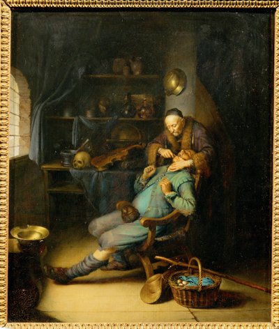 Tandläkaren... av Gerrit or Gerard Dou
