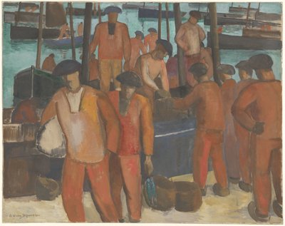 Haven te Douarnenez av Gerrit van Blaaderen