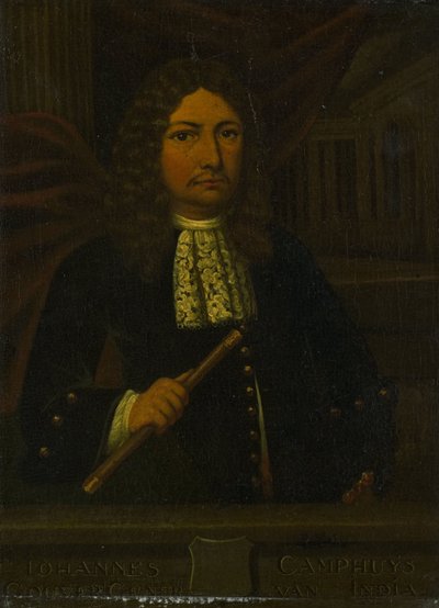 Porträtt av John Camphuys, generalguvernör i Nederländska Ostindien av Gerrit van Goor (copy after)