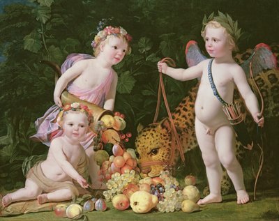 En allegori om fred och överflöd, 1629 av Gerrit van Honthorst