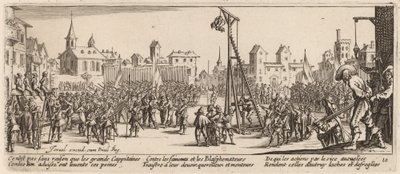 Strappado av Gerrit van Schagen after Jacques Callot