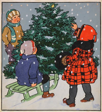 Illustration till Min kära lilla bok, 1928. av Gertrud Caspari