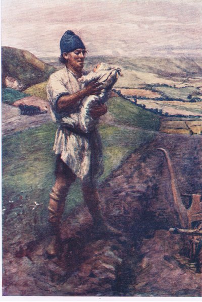 "I en fåra på fältet hittade plogmannen dig", Berättelser från Faerie Queen publicerade av George Harrap and Company av Gertrude E. Demain (after) Hammond