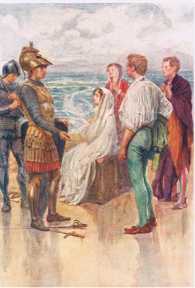 The Judgment of Artegall, Stories from the Faerie Queen publicerad av George Harrap and Company av Gertrude E. Demain (after) Hammond