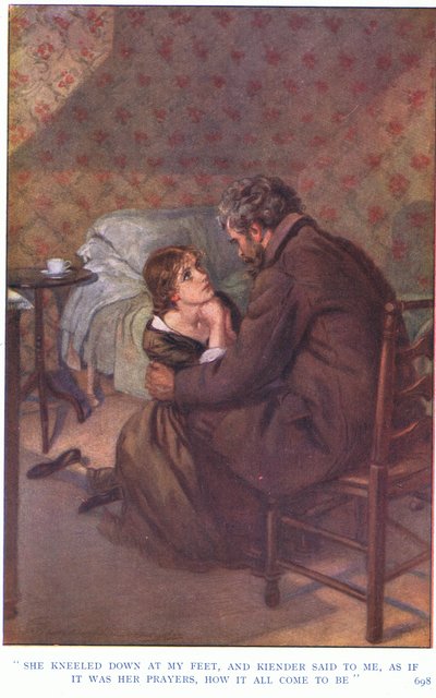 Hon knäböjde vid mina fötter, och kiender sa till mig, som om det var hennes böner, hur allt kom till av Gertrude E. Demain Hammond