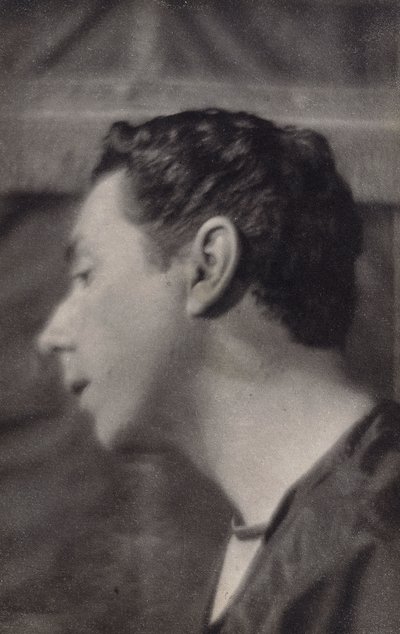 Porträtt av baron Adolph de Meyer av Gertrude Käsebier
