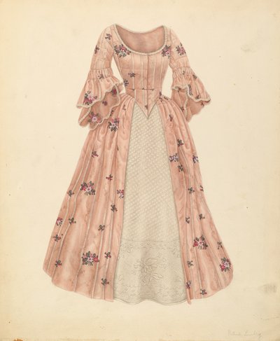 Underklänning, ca. 1941. av Gertrude Lemberg