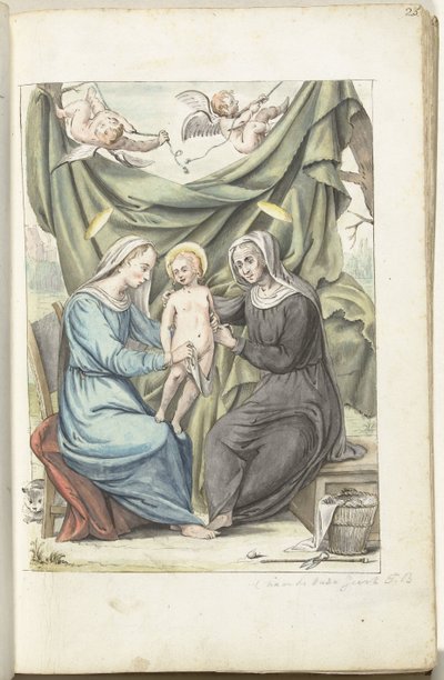 Madonna med barnet och Sankta Anna av Gesina ter Borch