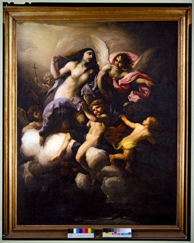 Två evangelister (Modellos för S.Carlo al Corso) av Giacinto Brandi