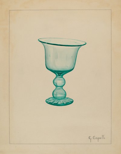 Bägare, c. 1936. av Giacinto Capelli