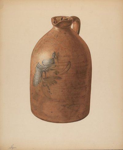 Melasskanna, ca. 1940. av Giacinto Capelli