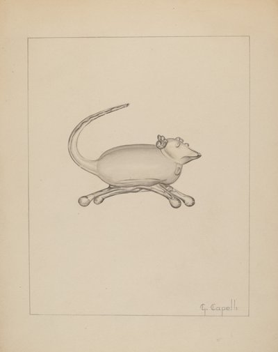 Mus, c. 1937. av Giacinto Capelli