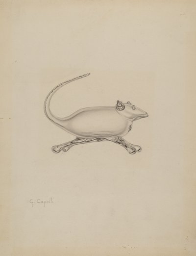 Mus, c. 1937. av Giacinto Capelli