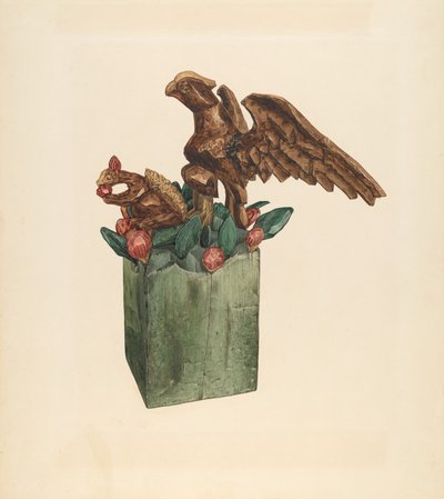 Ekorre och örn, ca. 1939. av Giacinto Capelli