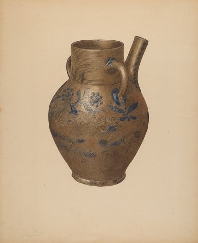 Vattenkanna, ca. 1940. av Giacinto Capelli