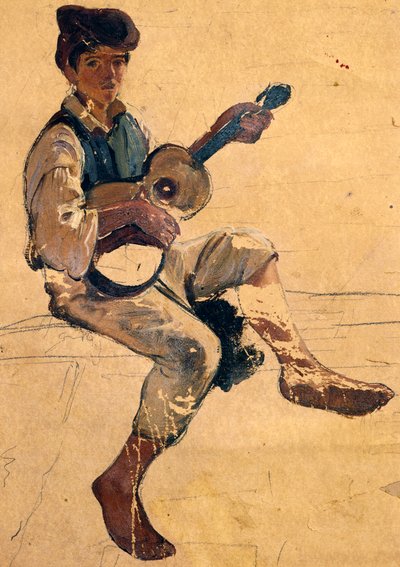 Gitarrspelaren av Giacinto Gigante