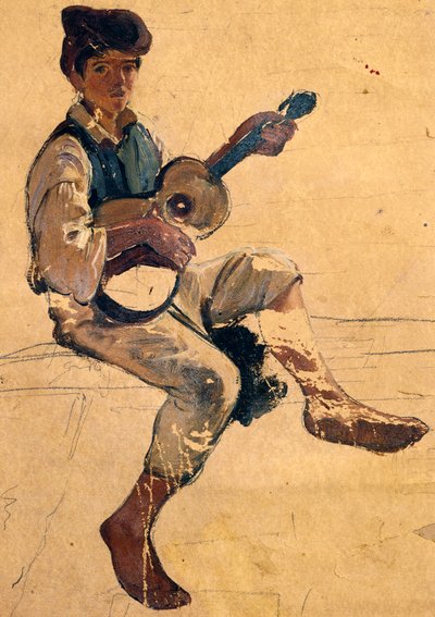 Gitarrspelaren av Giacinto Gigante