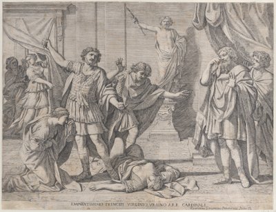 Virginias död, 1630-80. av Giacinto Gimignani