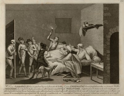 The Young Loiserolles tas från sin cell för att föras till avrättningen. av Giacomo Aliprandi