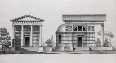 Kyrkodesign för familjen Tutomlin av Giacomo Antonio Domenico Quarenghi