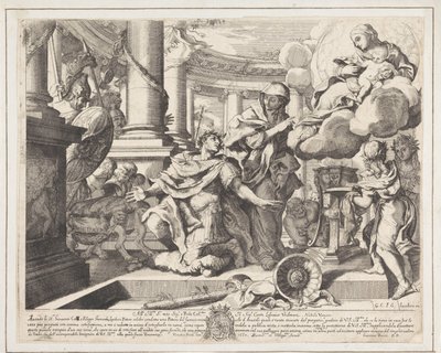 Kejsar Augustus och den tiburtinska sibylla av Giacomo Barri