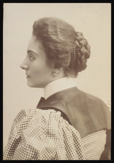 Porträtt av Gemma Bellincioni 1864-1950 av Giacomo Brogi