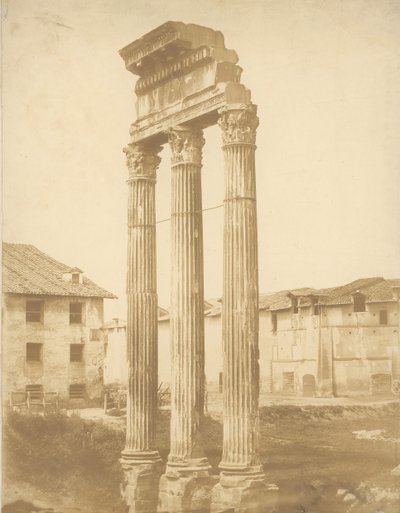 [Romerska ruiner], 1860-talet. av Giacomo Caneva.