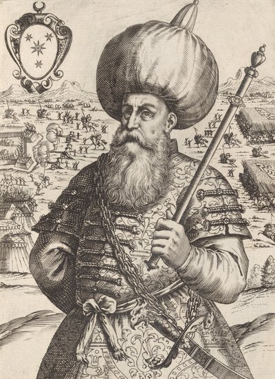 Sinan Bassa, Cap. General för armén av Maumet Impe. av turkarna, 1596. av Giacomo Franco