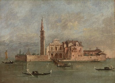 Capriccio av en ö i den venetianska lagunan av Giacomo Guardi