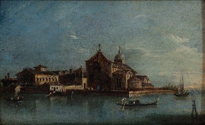 Ön Santo Spirito c.1790 (Olja på duk) av Giacomo Guardi