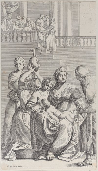 Sankt Benedikts födelse, 1687-1717. av Giacomo Maria Giovannini