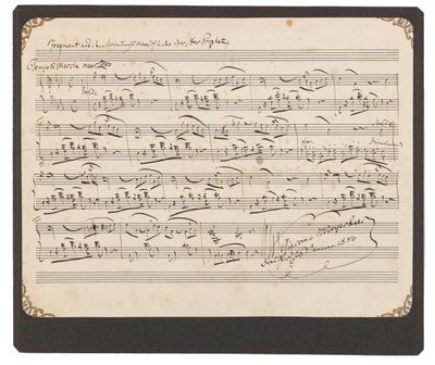 Meyerbeer fragment från Kröningsmarschen av Giacomo Meyerbeer