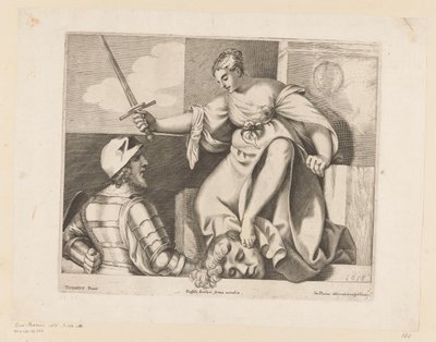 Judith med huvudet av Holofernes Rättvisa (Justitia) av Giacomo Piccini