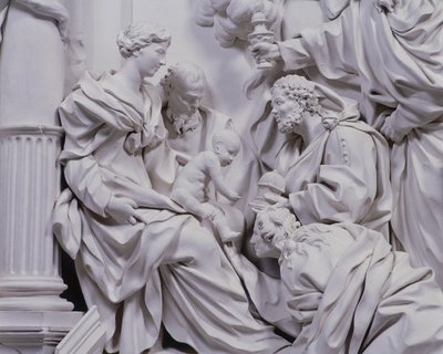 Tillbedjan av Magi (gips) av Giacomo Serpotta