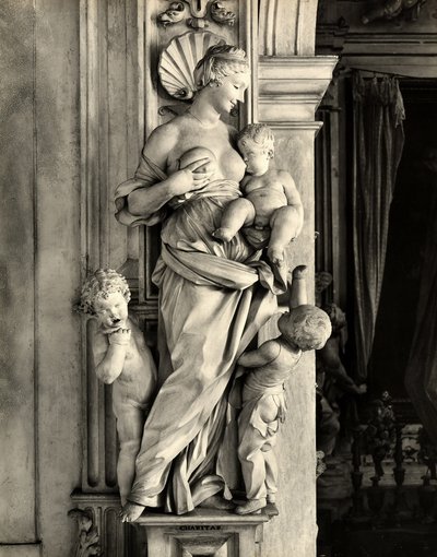 Välgörenhet (gips) av Giacomo Serpotta